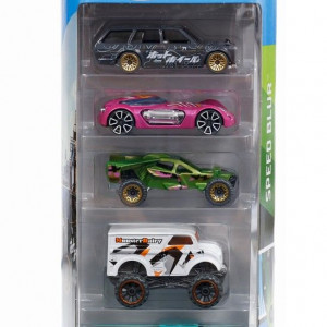 Set 5 masinute Hot Wheels, Speed Blur