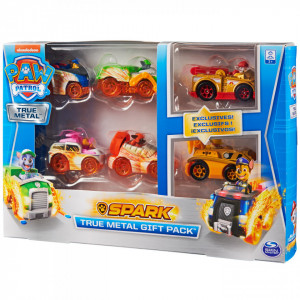 Set 6 Masinute Metalice Paw Patrol Spark Edition
