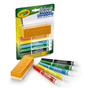 Set Crayola Carioci Lavabile pentru Tabla Alba