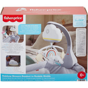 Carusel pentru Patut Fisher Price Curcubeu si Nori