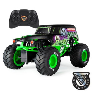 Masinuta cu Telecomanda Monster Jam- Freestyle Force Grave Digger 1:15