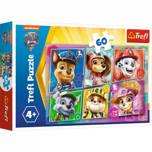 Puzzle Trefl 60 Piese - Paw Patrol, Pregatiti de Actiune
