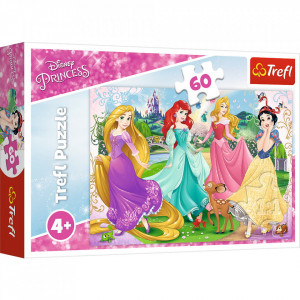 Puzzle Trefl, Frumoasele Printese Disney, 60 piese
