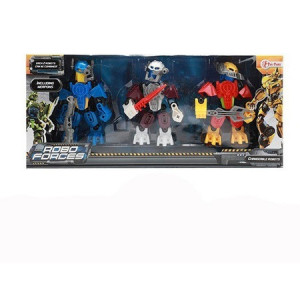 Set 3 Figurine Toi Toys roboti de lupta,20 cm