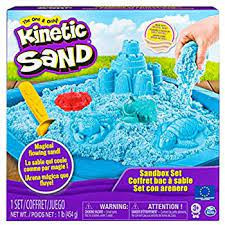 Set de Joaca Kinetic Sand, Magical Flowing Sand, Albastru