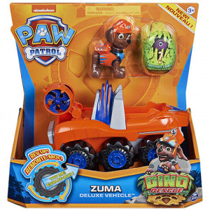Set Figurina cu Vehicul,Paw Patrol,Zuma,Dino Rescue