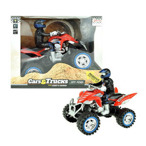 Atv Frictiune cu Sofer Toi-Toys-Quad Off Road