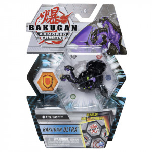 Figurina Bakugan Armored Alliance - Ultra Nillious, cu card Baku-Gear