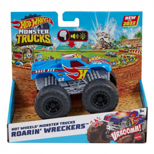Masinuta cu Sunete Monster Trucks Hot Wheels, Race Ace