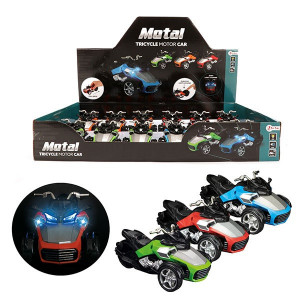 Motocicleta Metal Toi Toys cu Lumini si Sunete