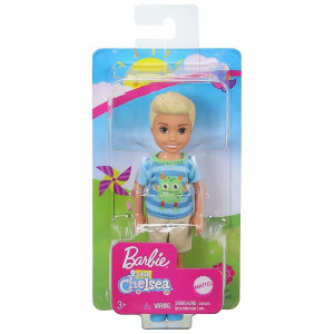 Papusa Barbie Chelsea Baiat Blond 14 cm