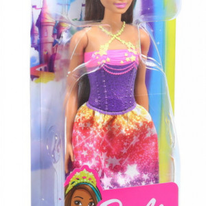 Papusa Barbie Dreamtopia - Printesa cu coronita galbena
