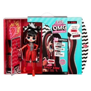 Papusa L.O.L. Surprise!, O.M.G. Spicy Babe cu 20 surprize, seria 4