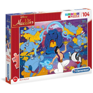 Puzzle Clementoni SuperColor Disney Aladdin, 104 piese
