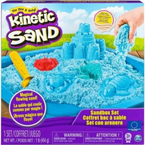 Set de Joaca Kinetic Sand, Magical Flowing Sand, Albastru