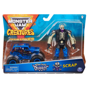 Set de Joaca Monster Jam- Masinuta Sonuva Digger si Scrap