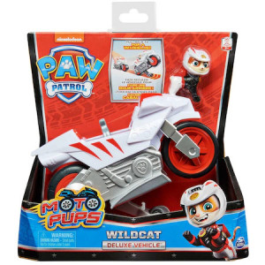 Set figurina cu Motocicleta Paw Patrol -Wild Cat, Moto Pups