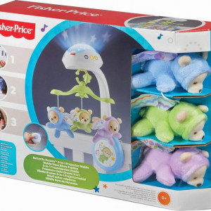 Fisher-Price: Carusel cu proiecţie Butterfly Dreams 3-în-1