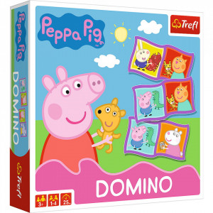 Joc domino Trefl - Peppa Pig, 28 piese