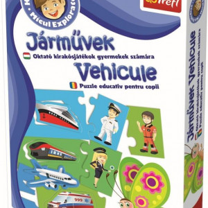 Joc educativ Trefl, Micul explorator, Vehicule