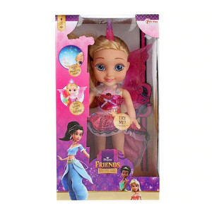 Papusa, Toi - Toys, Princess Friends, unicorn cu aripi, roz