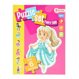 Puzzle Toi Toys 6 in 1,Printese,15 piese