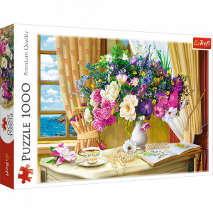 PUZZLE TREFL 1000 FLOWERS IN THE MORNING