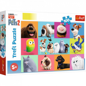 Puzzle Trefl - The Secret Life of Pets 2, 100 piese