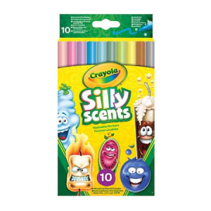Set 10 carioci Crayola,parfumate,Lavabile,multicolor