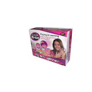 Set Creatie Fashion Rosse,Manichiura Colorata cu Sclipici