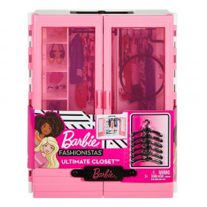 Set de joaca Mattel - Dressing Barbie, roz