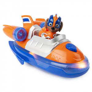 Set figurina cu vehicul Paw Patrol - Mighty Pups Super Paws, Zuma