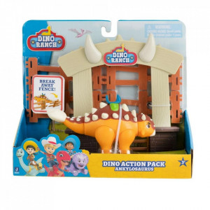Set figurina Dino Ranch Ankylosaurus - Dino Action Pack