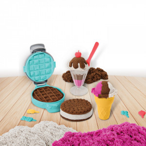Set Kinetic Sand-Inghetata si Prajiturele Colorate si Parfumate