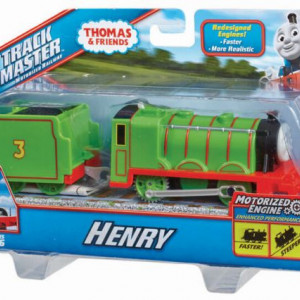 Trenulet Henry Locomotiva Motorizata cu Vagon Thomas&Friends Track Master