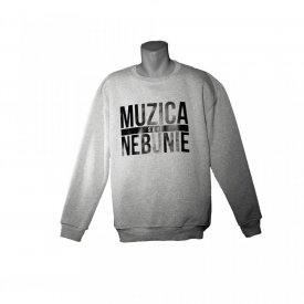 Bluza Muzica sau Nebunie "grey"