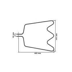 Rezistenta inferioara cuptor electric Whirlpool Original