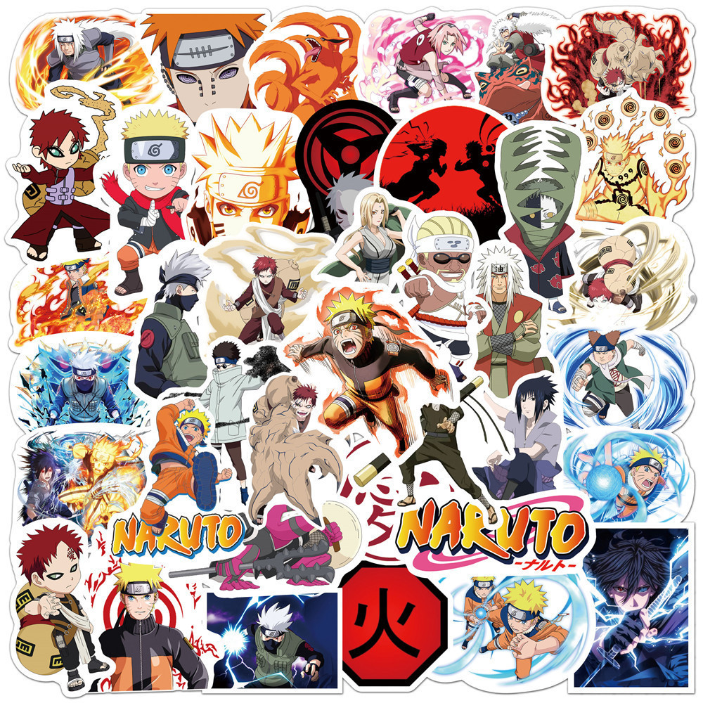 Naruto Shippuden Stickers (50 pcs)