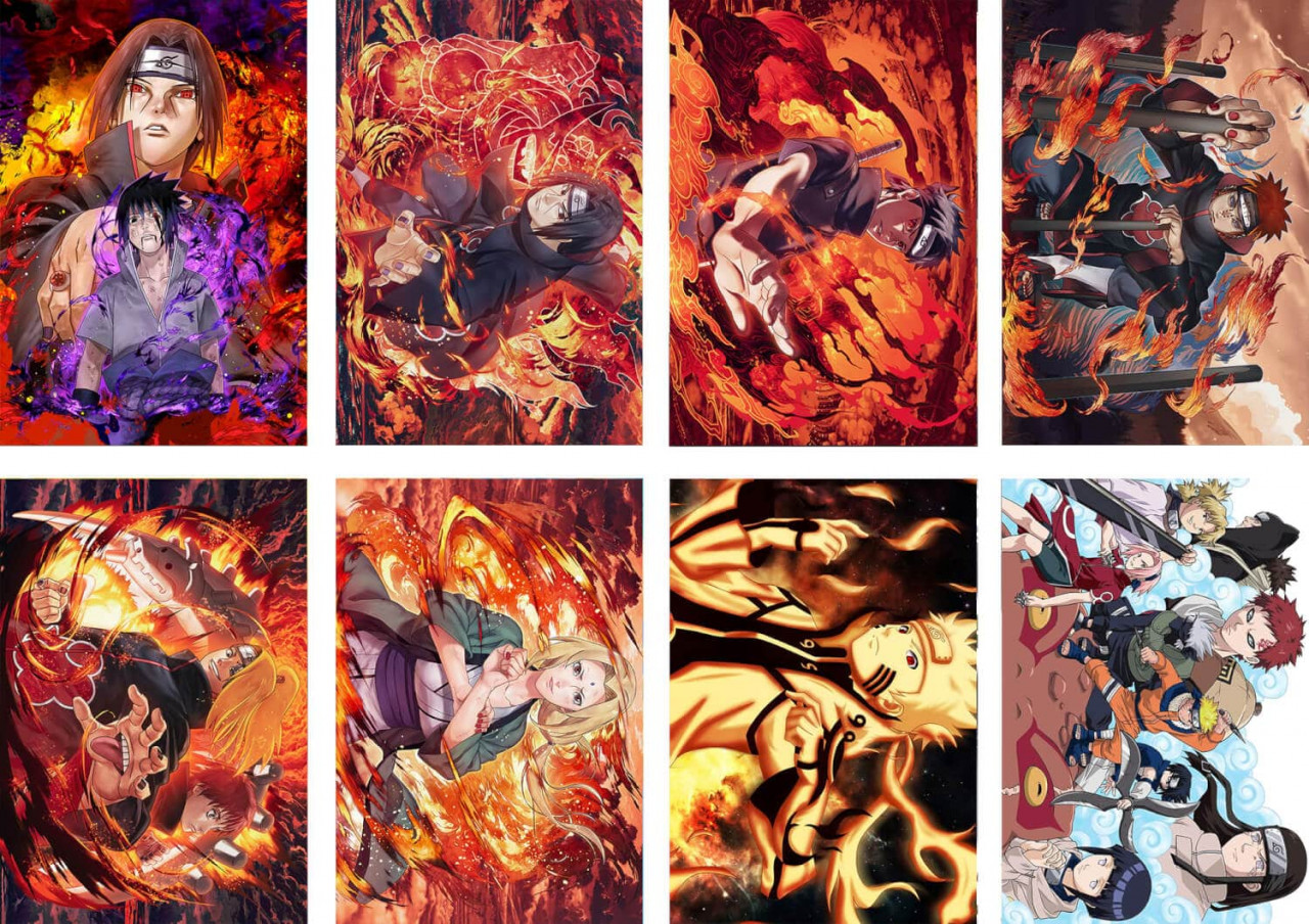 Naruto Poster Set #01 (8 pcs)