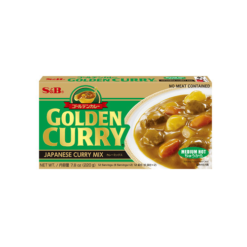Golden Curry Jumbo Med-Hot 220g