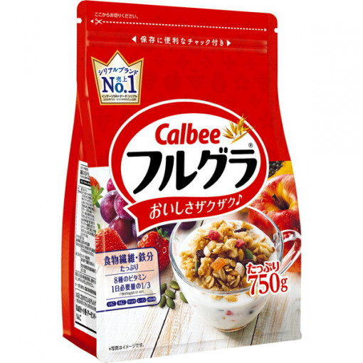 Calbee Fruits Granola (Cereals) 750g