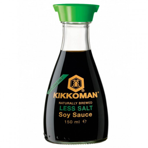 Less Salt Soy Sauce Kikkoman Dispencer 150ml
