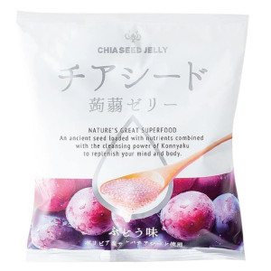Wakashou Chiaseed Jelly Grape 165g