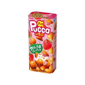 MEIJI Pucca Strawberry Biscuits 39g