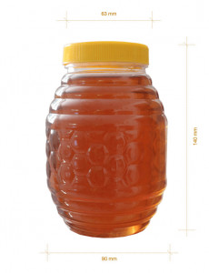 Borcan tip butoias din plastic 1kg