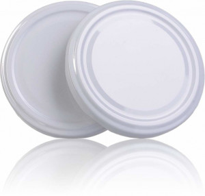 Capac pentru borcane de 106, 156 si 120 de ml - ALB