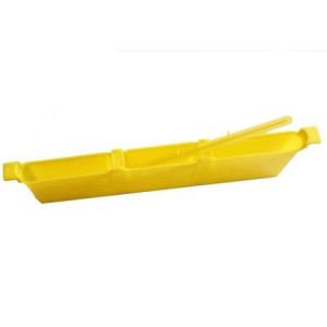 Hranitor apicol tip uluc din plastic mat cu plutitor
