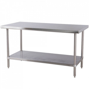Masa inox cu polita inferioara 800x600x850 mm