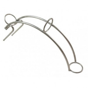 Suport pentru furtunele de miere - inox 40mm
