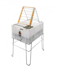 Tava de descapacit cu tava de inox si suport - Logar